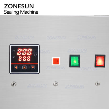 ZONESUN ZS-HSFK04 Semi-Automatic Sealer Plastic Films Cups Disposable Heat Sealing Machine