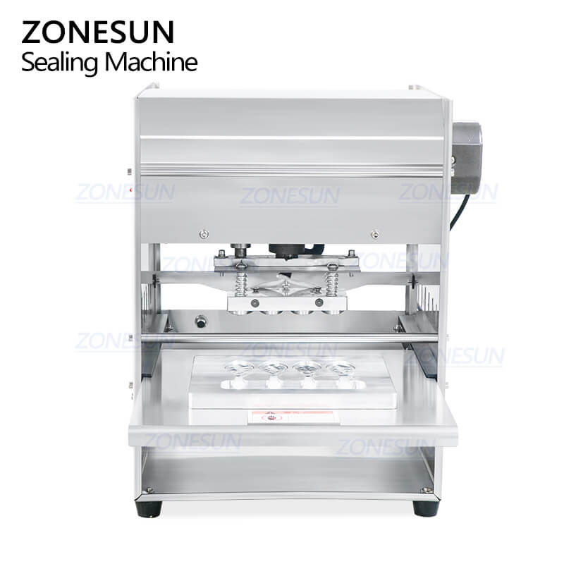 ZONESUN ZS-HSFK04 Semi-Automatic Sealer Plastic Films Cups Disposable Heat Sealing Machine