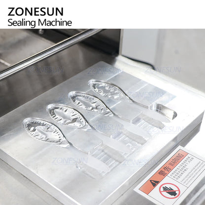ZONESUN ZS-HSFK04 Semi-Automatic Sealer Plastic Films Cups Disposable Heat Sealing Machine