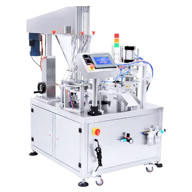 Zonesun ZS‑KCFC2 Dual‑Station Coffee K‑Cup Filling Machine