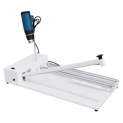 ZONESUN ZS-MSCS3 Manual Shrink Wrap Machine with Hot Cutting System for PVC/PE/POF Film Wrapper