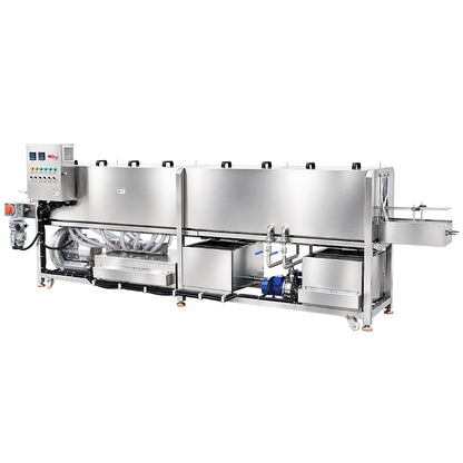 ZONESUN ZS-PM2 Kontinuierlicher Sprühtunnel-Pasteurisierer 0-98℃ für Bier-, Saftflaschen & Dosen
