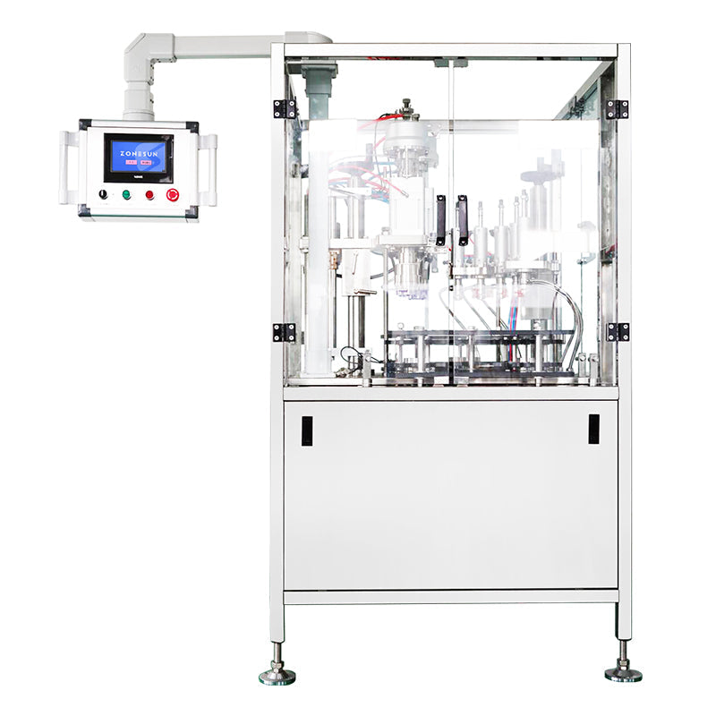 Zonesun ZS-QW6A Bag-on-Valve Aerosol Filling and Crimping Machine