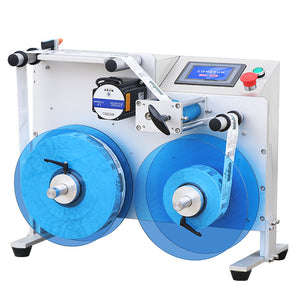 ZONESUN ZS‑RW2 Riavvolgitore di etichette roll-to-roll, attrezzatura per la raccolta e il riavvolgimento di etichette per etichettatrici
