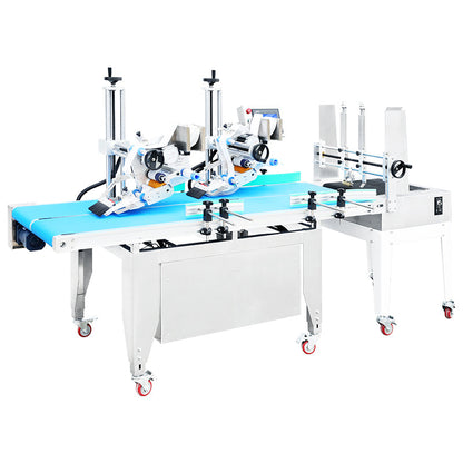 ZONESUN Automatic High-Speed Dual-Head Flat Surface Labeling Machine with Paging Feeder (ZS-TB160P2)
