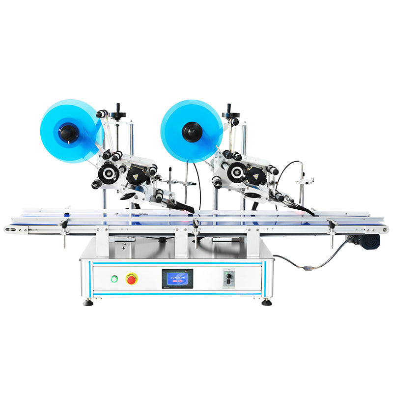 ZONESUN ZS-TB833N Dual-Label Flat Surface Machine for Square Box Pack