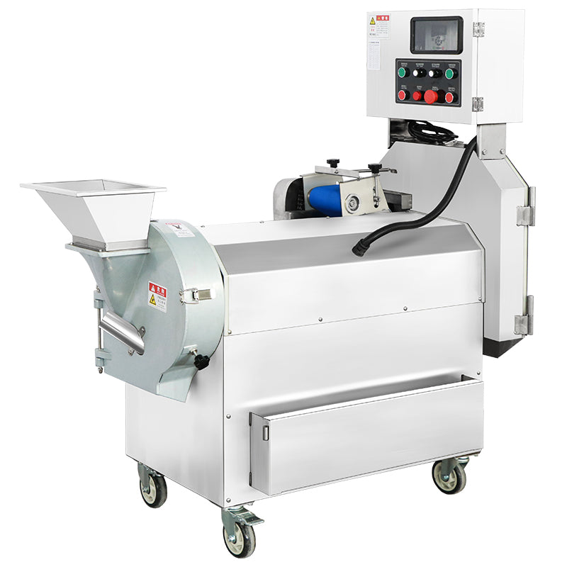 ZONESUN  ZS-VCM901 Commercial Food Grade Vegetable Cutting Machine - Multifunctional Automatic Slicing & Dicing Equipment