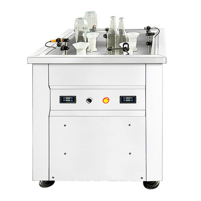 Zonesun ZS‑WB4S Semi‑automatic High‑Pressure Bottle Rinsing Machine