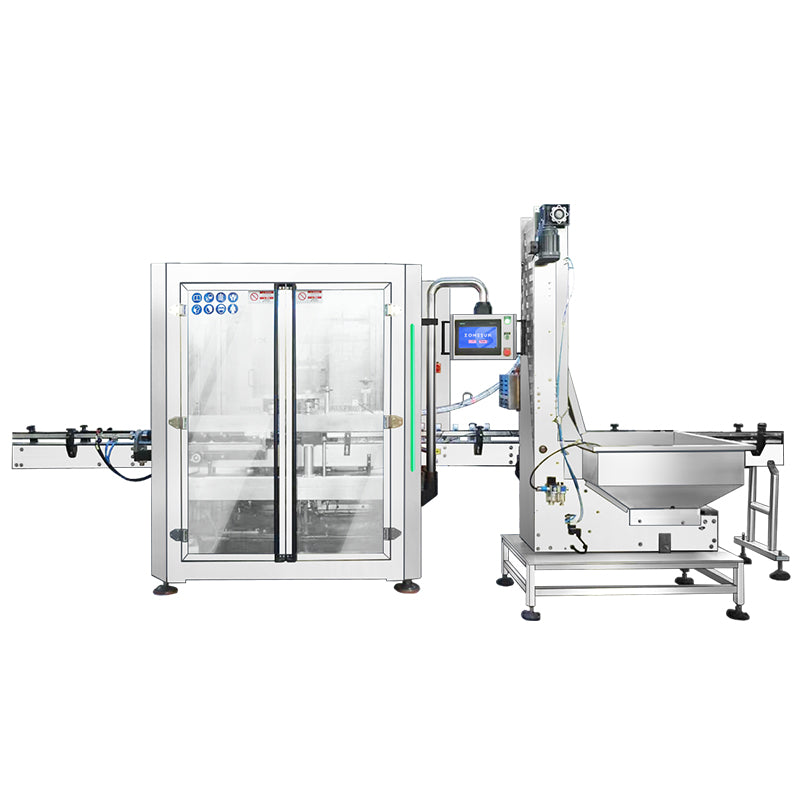ZONESUN ZS-XG440M Automatic 8-Head Rotary Capping Machine with Cap Elevator