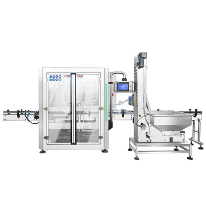 ZONESUN ZS-XG440M Automatic 8-Head Rotary Capping Machine with Cap Elevator