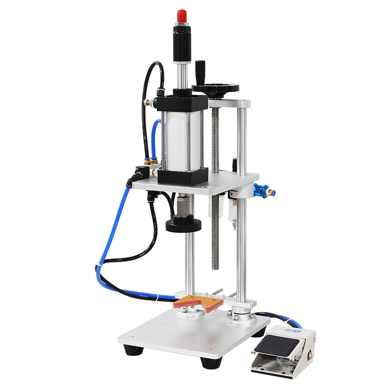 ZONESUN ZS-XG70ZC Semi-automatic Liquor Wine Gin Jar Whisky Plastic Bottle Cap Cork Pressing Capping Machine