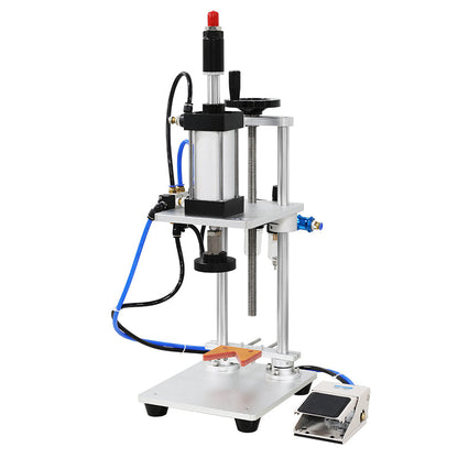 ZONESUN ZS-XG70ZC Semi-automatic Liquor Wine Gin Jar Whisky Plastic Bottle Cap Cork Pressing Capping Machine