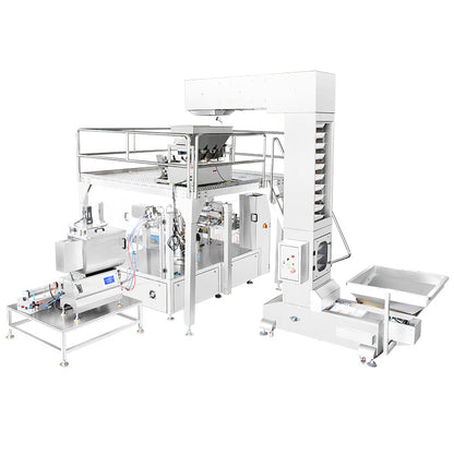 ZONESUN ZS-ZY300 Rotary Pouch Multigrain Porridge Packaging Machine for Food Granules Liquids Filling Sealing