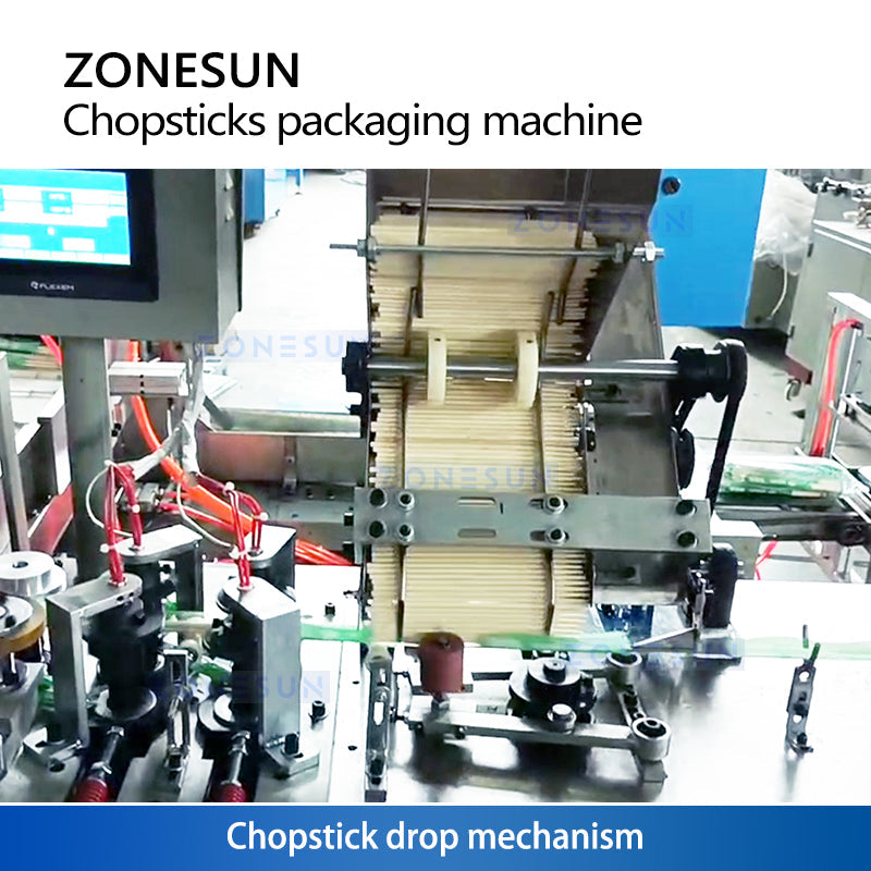 Zonesun ZS-KZ35 Chopstick Packaging Machine Chopstick Loading Mechanism