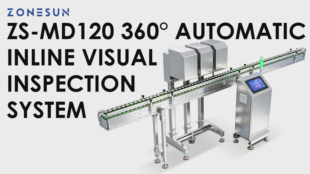 ZONESUN ZS-MD120 PET Bottle & Aluminum Can Inspection System