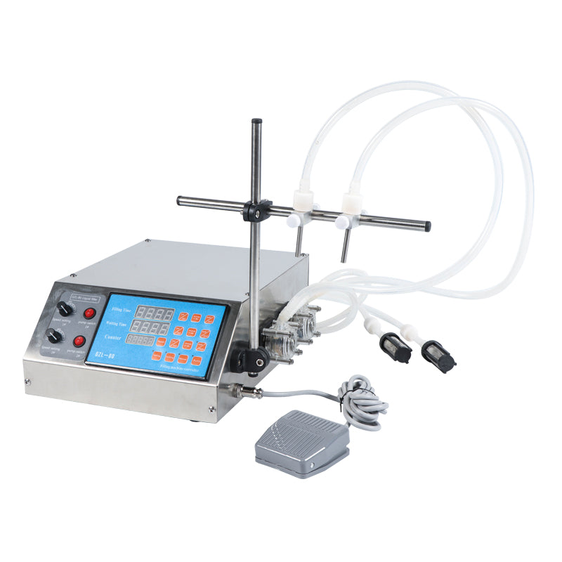 ZONESUN ZS‑YTPP2T 2‑Head Peristaltic Pump Liquid Filling Machine