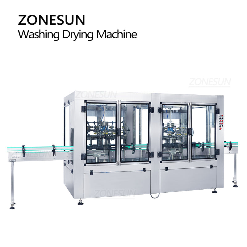 ZONESUN ZS-WB12A Full Automatic 12 Heads Bottle Washing Drying Machine
