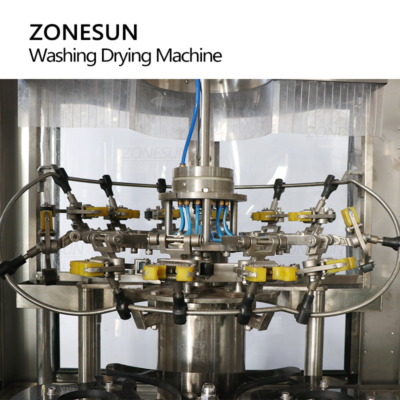 ZONESUN ZS-WB12A Full Automatic 12 Heads Bottle Washing Drying Machine