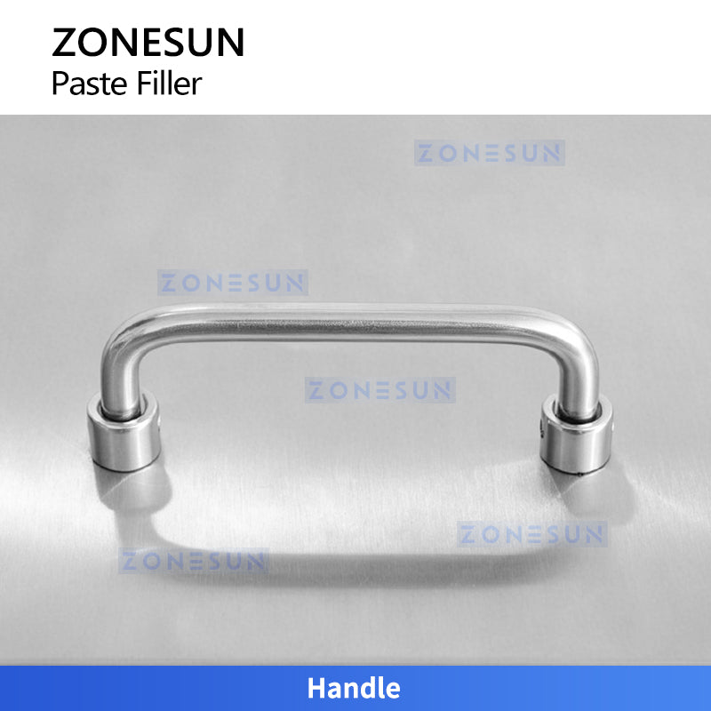 ZONESUN ZS-GPSV1 Semi-Automatic Servo Gear Pump Filling Machine with Handheld Nozzle for Viscous Liquids & Pastes