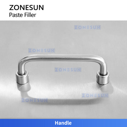 ZONESUN ZS-GPSV1 Semi-Automatic Servo Gear Pump Filling Machine with Handheld Nozzle for Viscous Liquids & Pastes