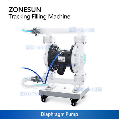 ZONESUN ZS-VTGF2 Automatic Servo Gear Pump Tracking Filling Machine for Viscous Liquids, Detergent & Lotion