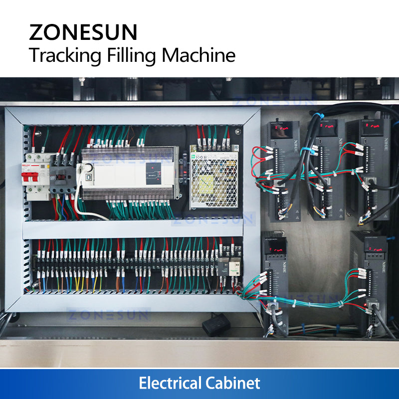 ZONESUN ZS-VTGF2 Automatic Servo Gear Pump Tracking Filling Machine for Viscous Liquids, Detergent & Lotion