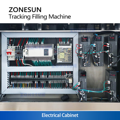 ZONESUN ZS-VTGF2 Automatic Servo Gear Pump Tracking Filling Machine for Viscous Liquids, Detergent & Lotion