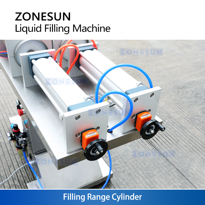 ZONESUN ZS-YTFS2 Pneumatic Dual-Nozzle Liquid Filling Machine