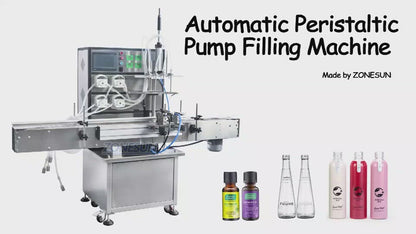 ZONESUN ZS-VTPP80C Automatic Peristaltic Pump Bottle Filling Machine
