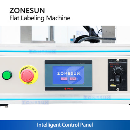 ZONESUN ZS-TB150PB Automatic Flat Surface Labeling Machine for Bags  Boxes & Pouch Applicator