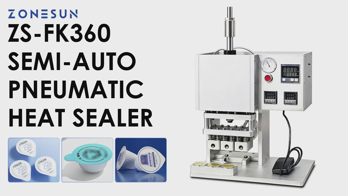 ZONESUN ZS-FK360 Semi-Automatic Pneumatic Cup & Tray Heat Sealing Machine
