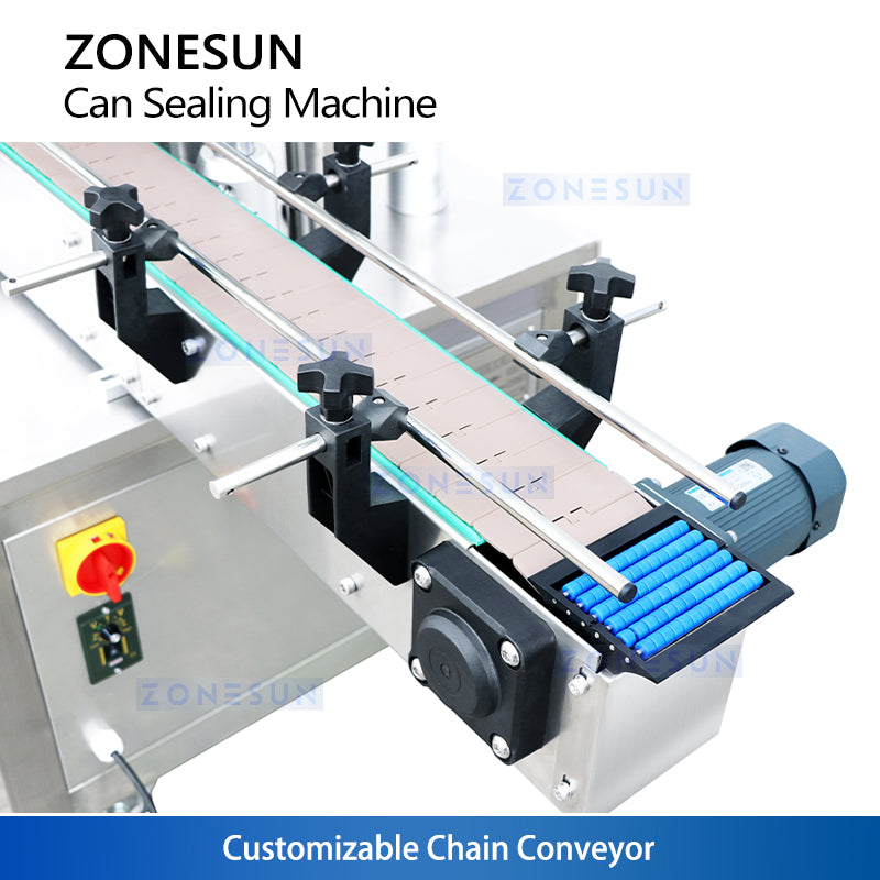 ZONESUN ZS-AFK300  Automatic Can Sealing Machine for Aluminum, Paper & Plastic Cans