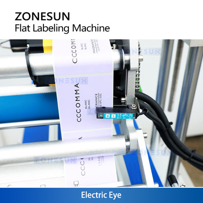 ZONESUN ZS-TB150PB Automatic Flat Surface Labeling Machine for Bags  Boxes & Pouch Applicator