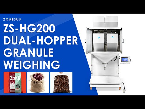 ZONESUN ZS-HG200 Large Capacity Granule & Grain Weighing Filling Machine