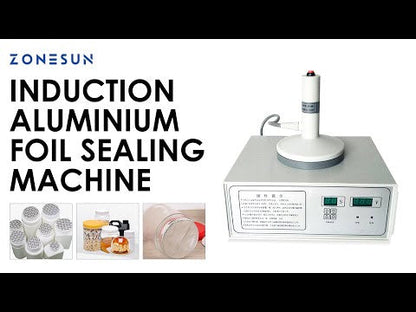 ZONESUN ZS-FK500 Induction Sealing Machine For Aluminum Foil PP PET HDPE 50–130mm