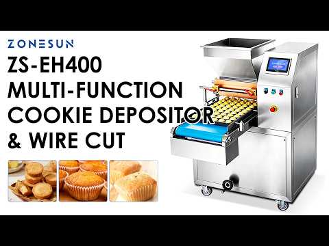 ZONESUN ZS-EH400 Commercial Cookie & Cake Depositing Machine for Bakery & Food Factory