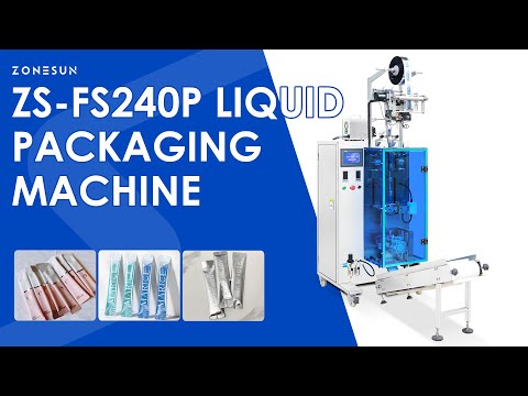 ZONESUN ZS-FS240P Automatic Liquid Sachet Packing Machine for Energy&Herbal Drinks