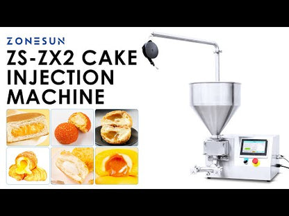 ZONESUN ZS-ZX2 Semi-Auto Cream Filling Machine for Cupcakes & Pastries