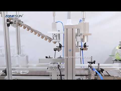 ZONESUN ZS-XG1870D2 Automatic T-Cork Capping Machine with Vibratory Bowl Cap Sorter for Bottle Bottling Line