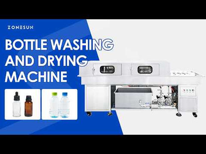 ZONESUN ZS-WB17 Automatic Bottle Washing & Drying Machine (48-Head High-Speed Bottle Cleaner)