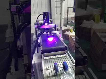 ZONESUN ZS-FYP6 Automatic UV Inkjet Coding Machine Instant Curing Printer for Labels & Cards