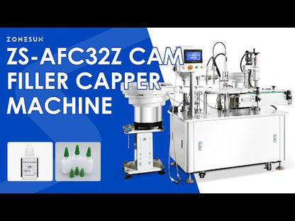 Zonesun ZS-AFC32Z Automatic Glue Bottle Filling Capping Machine for Pointed Caps