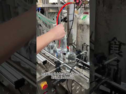 ZONESUN ZS-ACF6 Automatic High-Speed Carbonated Drink Bottle Filling Machine
