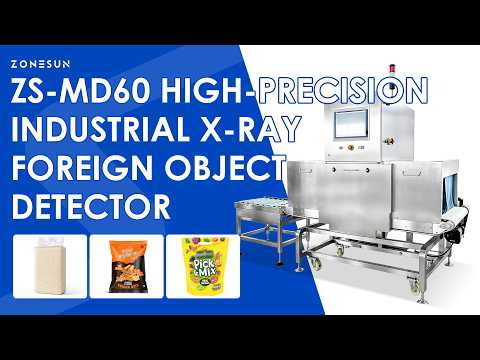 ZONESUN ZS-MD60 Industrial X-Ray Inspection System for Food & Pharma Packaging