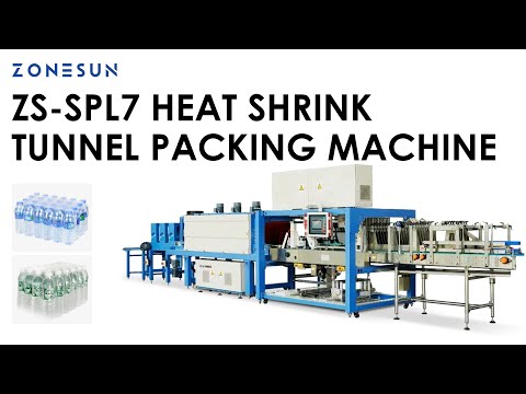 ZONESUN ZS-SPL7 Automatic PE Film Heat Shrink Machine Bottled Shrink Wrapper