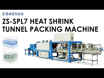 ZONESUN ZS-SPL7 Automatic PE Film Heat Shrink Machine Bottled Shrink Wrapper