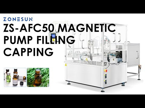 ZONESUN ZS-AFC50 Automatic Dropper Bottle Serums Liquid Filling and Capping Machine Monoblock