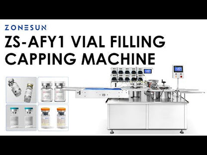 ZONESUN ZS-AFY1 Automatic Laboratory Vial Filling and Capping Machine Monoblock Equipment