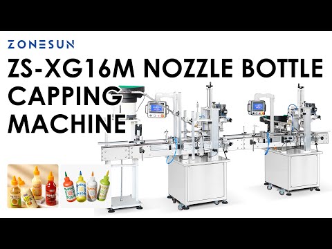 ZONESUN ZS-XG16M Automatic Nozzle-Tip Twist-Top Bottle Capping Machine