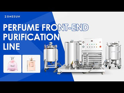 ZONESUN ZS-FAL180W Automatic Perfume Mixing Cooling and Filtration Machine  Fragrance Production Line